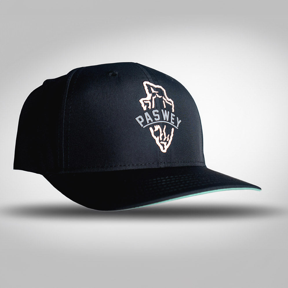 Black Heather Adjustable High Crown