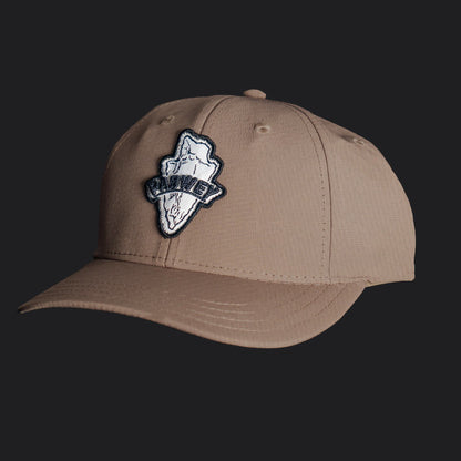 Khaki Adjustable High Crown