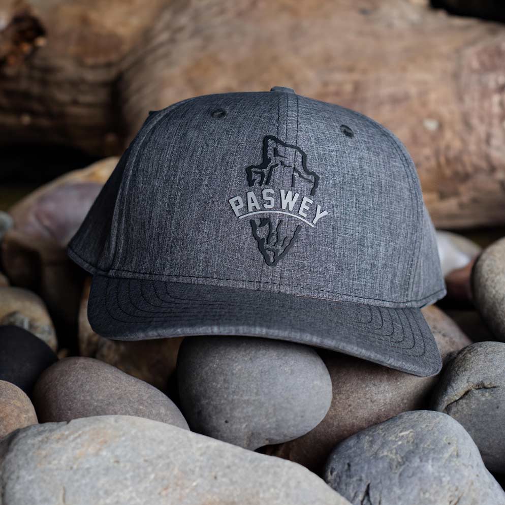 Grey Heather High Crown Adjustable Cap