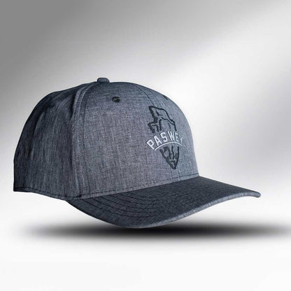 Grey Heather High Crown Adjustable Cap