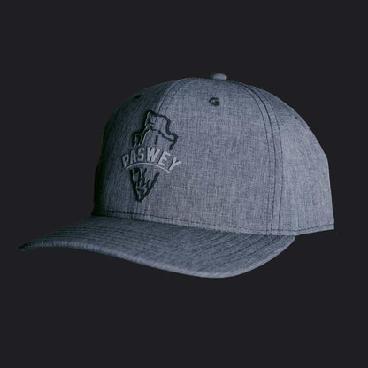 Grey Heather High Crown Adjustable Cap